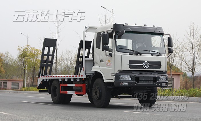 平板挖機車,挖掘機運輸車,挖機托運平板車,鉤機板,液壓爬梯車